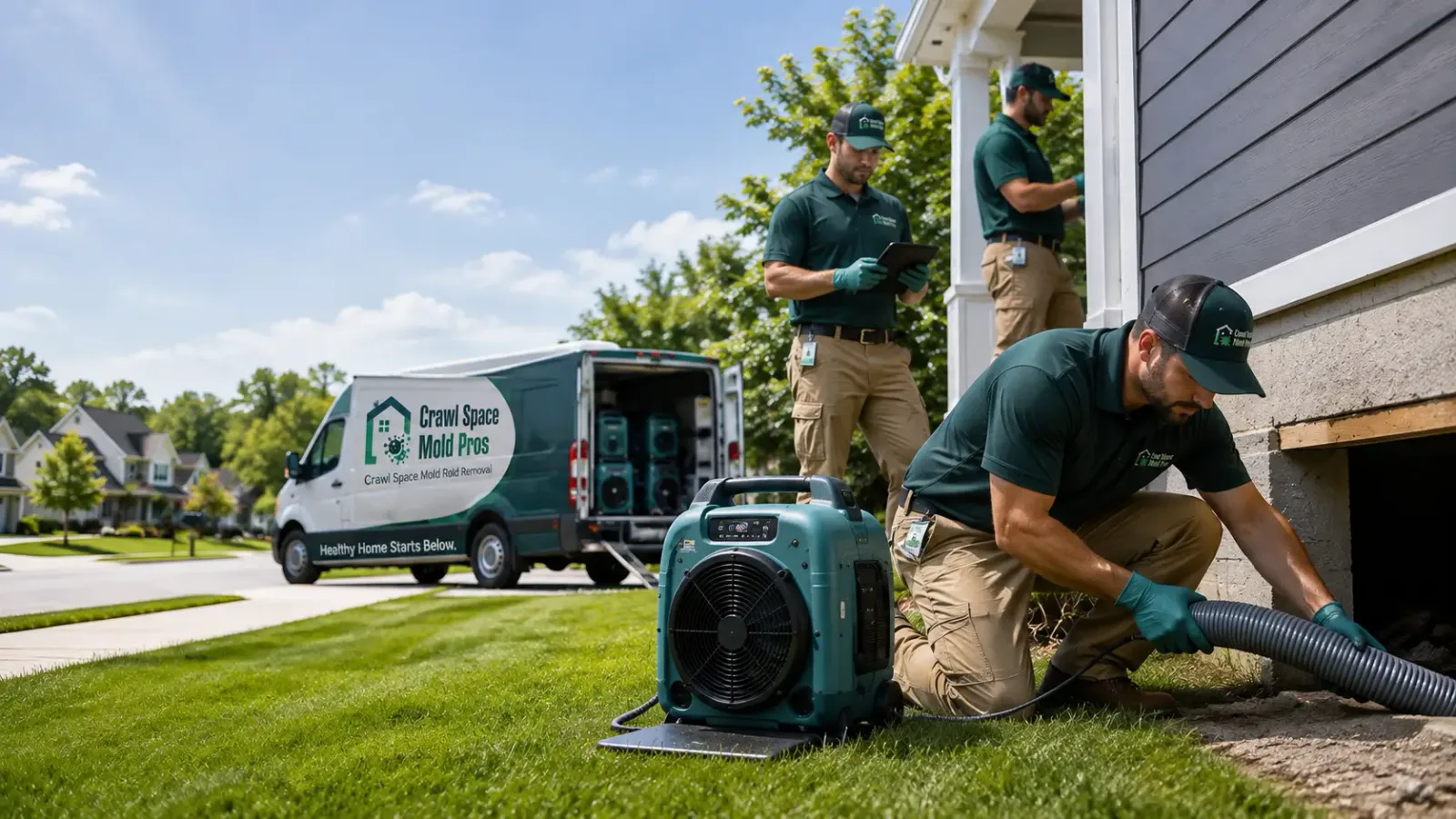 Crawl Space Mold Removal in Monmouth, OR